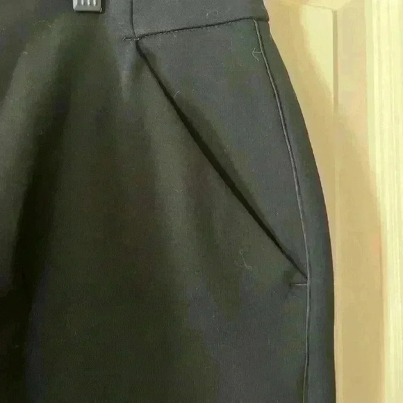 A New Day Black Skirt Knee Length with Slit, Polyester and Spandex Women’s 4 - Picture 4 of 10